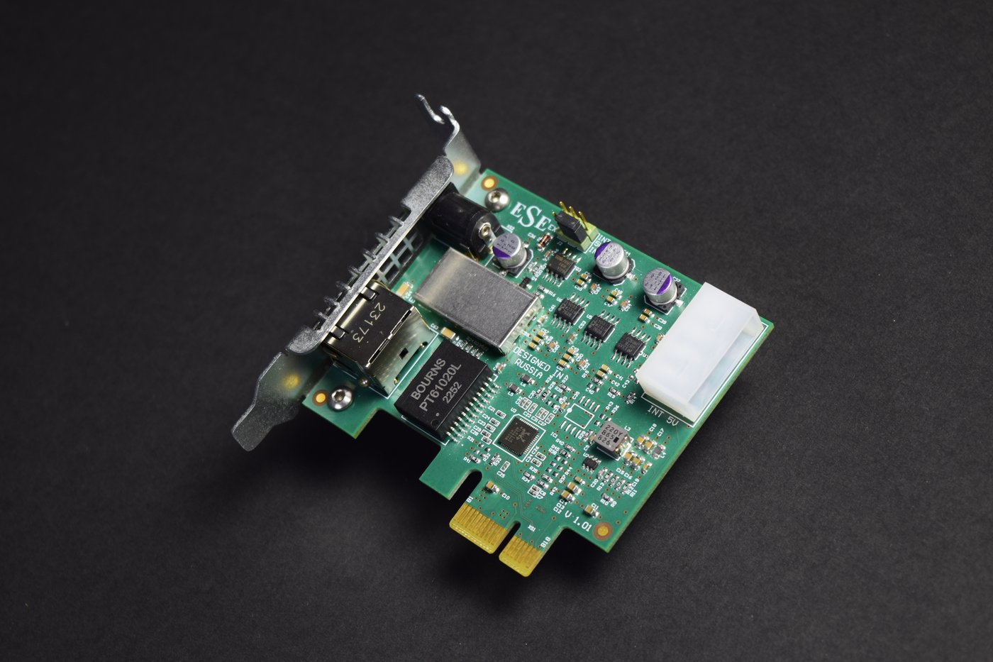 Ethernet Bridge — плата расширения Ethernet, вид сверху
